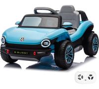 Volkswagen E-Buggy - Véhicule électrique 12V - 1 à 5 ans - avec télécommande - Bleu