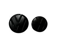 Volkswagen Emblèmes Noir pour VW Polo 6 ACC, Kit de 2 Pièces, Logo VW