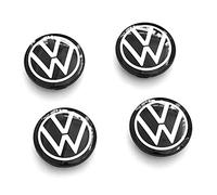 Volkswagen Enjoliveurs de Moyeu Dynamiques, Logo VW, Aluminium, pour Jantes en Alliage Léger, Référence 10A071213A