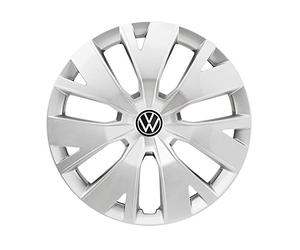 Volkswagen Enjoliveurs d'origine, 16 Pouces, Acier, Argent, pour T-Cross, Lot de 4, Réf. 2GM071456A UWP