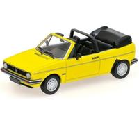 Volkswagen VW Golf Cabriolet 1980 Jaune 1:43 Model Minichamps
