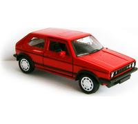 VOLKSWAGEN GOLF I GTI Modèle réduit de voiture en métal Voiture jouet 77 (Rouge)