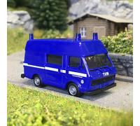 Volkswagen LT, fourgon toit surélevé, THW bleu, 1965 - HERPA 097628 - HO 1/87