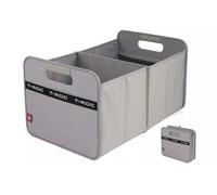 Volkswagen Original Zubehör Boîte pliante en polyester, gris, 50 x 32 x 27,5 cm, compacte et pliable
