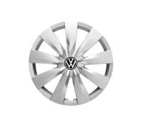 Volkswagen Radzierblende, Enjoliveur 16 Pouces, Argent, pour Jantes en Acier, 47cm, Référence 5TA-071-456-B-UWP