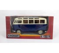 Volkswagen Samba Bus Bleu 1962 1/24 Kinsmart-Kinsmart