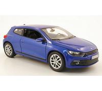 Miniatures montées - Volkswagen Scirocco 3 bleu 1/24 Welly