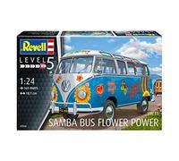 Volkswagen T1 Samba Bus " Flower Puissance " Sons Dei Fleurs Plastique Kit 1:24