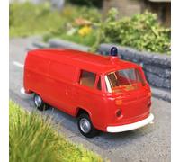 Volkswagen T2, fourgon des pompiers, 1973 - BREKINA 33550 - HO 1/87