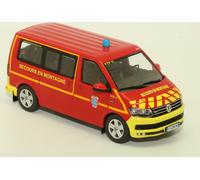 VOLKSWAGEN T6 Pompier SDIS Ajaccio Limitée à 504 ex, ODE085, Échelle1/43, ODEON