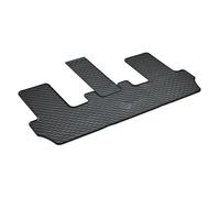 Volkswagen Tapis de Sol en Caoutchouc, Compatible avec ID.Buzz, Tapis Toutes Saisons, Noir, Original VW