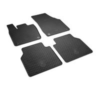 Volkswagen Tapis de Sol en Caoutchouc, Original, Compatible avec ID.7, Ensemble de 4 Tapis Toutes Saisons Plus, Noir