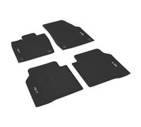 Volkswagen Tapis de Sol en Caoutchouc Premium, Compatible avec ID.7, Ensemble de 4 Tapis Toutes Saisons, Noir
