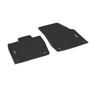 Volkswagen Tapis de Sol en Caoutchouc Premium, Compatible avec ID.7, Titanschwarz, Avant, Original, Set de 2 Pièces
