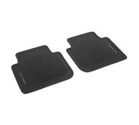 Volkswagen Tapis de Sol en Caoutchouc Premium, Compatible avec Tayron, Ensemble de 2 Pièces, Noir, Position Arrière, Protection Toutes Saisons
