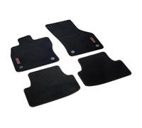 Volkswagen Tapis de Sol en Velours, Compatible avec Golf 8, Original VW GTI, Noir