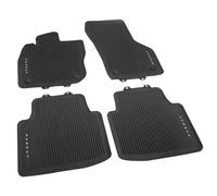 Volkswagen Tapis de Sol Premium en Caoutchouc, Compatible avec Passat B9 (3J), Ensemble de 4 Tapis Toutes Saisons, Noir