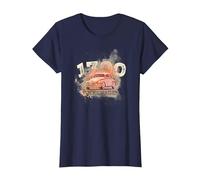 Volkswagen Volkswagen Retro 1300 Coccinelle T-Shirt, Femme, Bleu Marine, XS