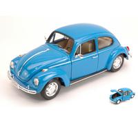 Volkswagen VW Coccinelle 1968 Bleue 1:24 Modèle 2106 WELLY