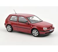 Volkswagen VW Golf 4 Modèle De Norev IN 1:18 Rouge Métallisé Neuf 188573