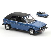Volkswagen VW Golf Cabriolet 1981 Monaco Blue 1:43 Modèle 840069 NOREV