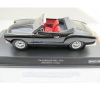 Volkswagen VW Karmann Ghia Cabriolet 1:18 Minichamps 1970 Noir 155054031