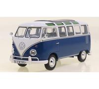 Volkswagen VW Samba Bus Bleu/Blanc 1:32 Modèle 450787400 SCHUCO