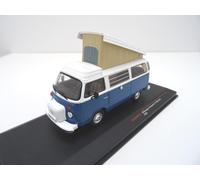 Volkswagen VW T2 B Camper Westfalia Modèle Auto IXO Bleu En 1:43 CLC502N.22