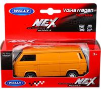 Volkswagen VW T3 Bus Modèle Réduit Orange Welly 1:34 Neuf VW49720W