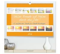 Voller Freude mit Malen durch das Jahr! 12 ausführliche Schritt-für-Schritt-Anleitungen (hochwertiger Premium Wandkalender 2026 DIN A2 quer), ... Bilder in zwölf Monaten einfach selbst malen!