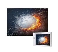 Volley-Ball de Glace et de feu, Puzzle 1000 pièces en Bois pour Adultes et Adolescents, Jeu Familial, décoration Murale