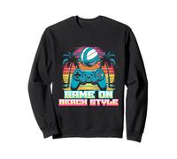 Volley-ball De Plage Game On Beach Style Sweatshirt