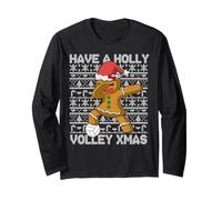Volley-Ball Have A Holly Volley Christmas Gingerbread Girl Manche Longue