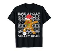 Volley-Ball Have A Holly Volley Christmas Gingerbread Girl T-Shirt