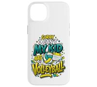 Volley-Ball Maman et Volley-Ball Papa Mon Enfant Fait du Volley-Ball Coque pour iPhone 14 Plus