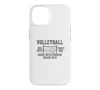 Volley-Ball, Maman, Foi chrétienne, Isaïe 40:31 Coque pour iPhone 14