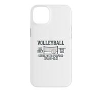 Volley-Ball, Maman, Foi chrétienne, Isaïe 40:31 Coque pour iPhone 14 Plus