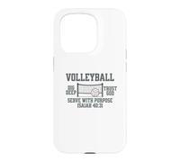 Volley-Ball, Maman, Foi chrétienne, Isaïe 40:31 Coque pour iPhone 15 Pro