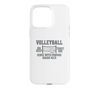 Volley-Ball, Maman, Foi chrétienne, Isaïe 40:31 Coque pour iPhone 15 Pro Max