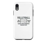 Volley-Ball, Maman, Foi chrétienne, Isaïe 40:31 Coque pour iPhone XR