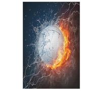 Volley-Ball Puzzles Puzzle De 1000 Pièces pour Adultes Et Enfants Puzzle Impossible Jouets en Bois Jeu Stimulant (78×53cm)