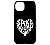 Volley-Ball Spike Squad Mama Mom Fan Joueuse Supporter Coque pour iPhone 15 Plus
