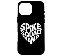 Volley-Ball Spike Squad Mama Mom Fan Joueuse Supporter Coque pour iPhone 16 Pro Max