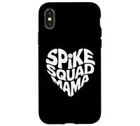 Volley-Ball Spike Squad Mama Mom Fan Joueuse Supporter Coque pour iPhone X/XS