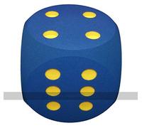 1 Giant Foam Die- 30cm - BLUE