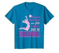 Volley Une Fille Qui Joue Au Volley-Ball Joueur Volleyball T-Shirt