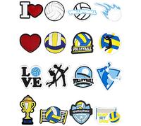 Volleyball Charms for Clog Shoes Decoration Sports Shoe Charm for Boys Girls Kids Teens Man Women Adults Gifts