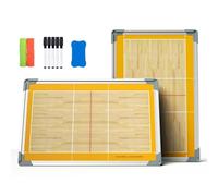 Volleyball Coaching Board, Cahier pour l'Entrainement Volleyball, avec pièces magnétiques et marqueurs, idéal pour l'entraînement et Les compétitions