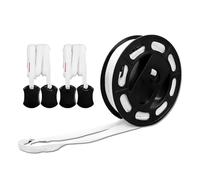 Volleyball Court Boundary Lignes - Ensemble De Marquage Portable, Kit De Bande De Ligne De Cour | Marqueurs De Limite De La Cour Lourde, Ruban De Couleur Vive Avec Ancrages Au Sol Pour Définir Le Terr