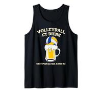 Volleyball et bière c’est pour ça Que Je suis Ici Humour Débardeur
